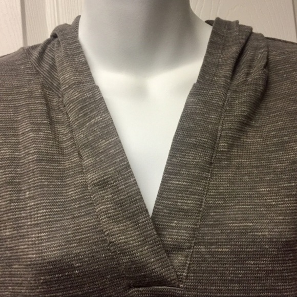 Saint Tropez West long taupe hoodie large - Picture 3 of 6